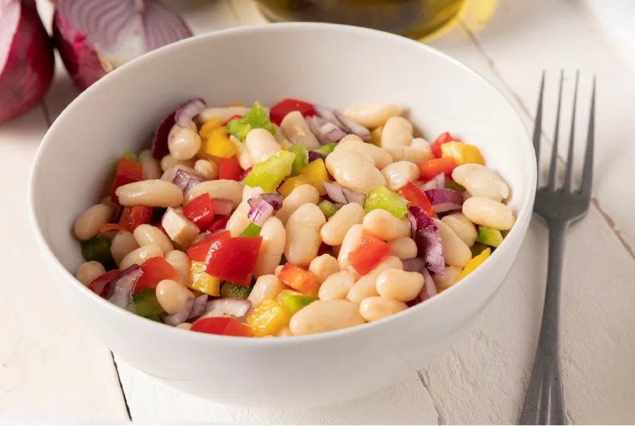 ensaladas alubia blanca